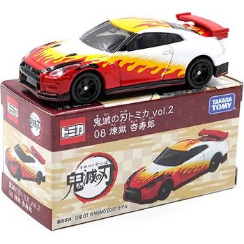 Takara Tomy Tomica Dream Nissan Skyline GTR R35 Nismo 2020 Demon Slayer Kyojuro Rengoku Model Car