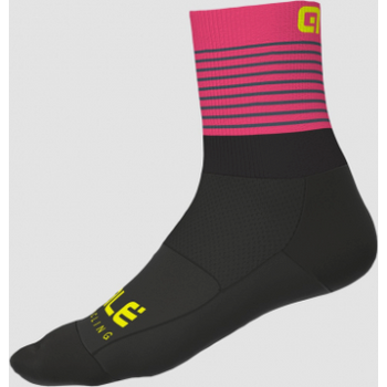 Ale Cycling Piuma Socks Black Fluorescent Pink L