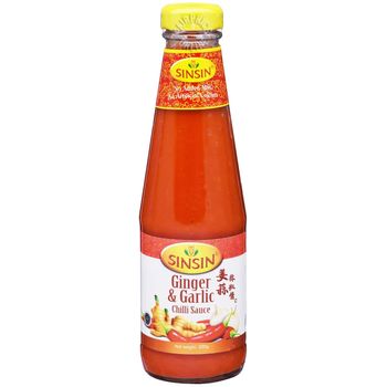Sin Sin Chili Sauce Ginger And Garlic 330g