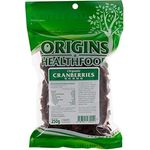 Origins Organic Cranberries 250g