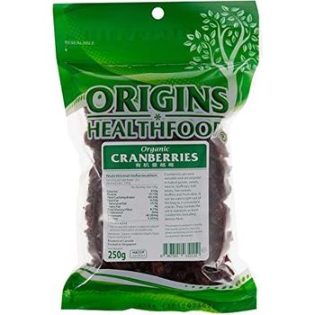 Origins Organic Cranberries 250g