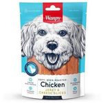 Wanpy Dog Oven Roasted Chicken Jerky And Cheese Slices 100g