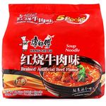Master Kong Soup Noodle Braised Artificial Beef Flavor 5pcs 105g