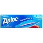 Ziploc Freezer Quart Eot 20s