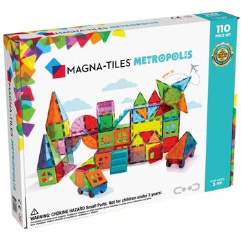 Magna-Tiles Metropolis Set The Original Magnetic Building Tiles For Creative Open-ended Play Educational Toys