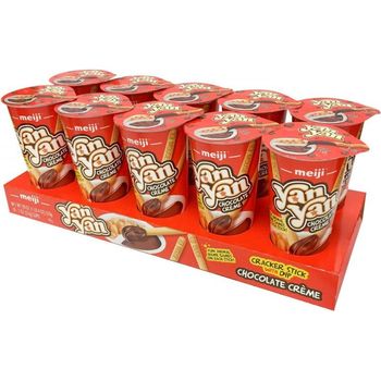 Meiji Yan Yan Chocolate Dip Stick Pack Of 10 x 50g