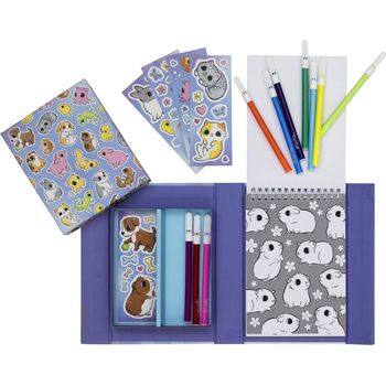 Tiger Tribe Colouring Set Baby Animals