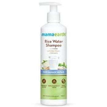 Mamaearth Rice Water Shampoo With Rice Water Keratin For Damaged Dry And Frizzy Hair 250ml