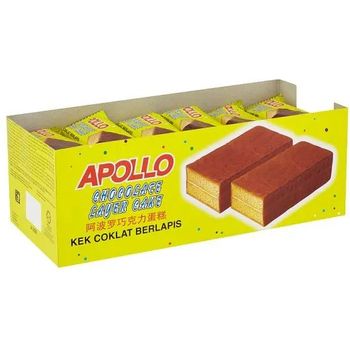 Apollo Chocolate Layer Cake 24pcs 18g