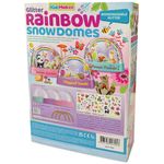 4M KidzMaker Glitter Rainbow Snow Domes Education Toy