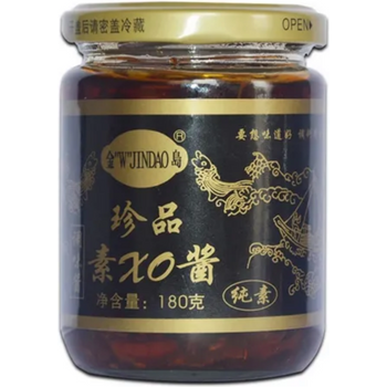 Jin Dao Premium Vegetarian XO Sauce Little Spicy 180g