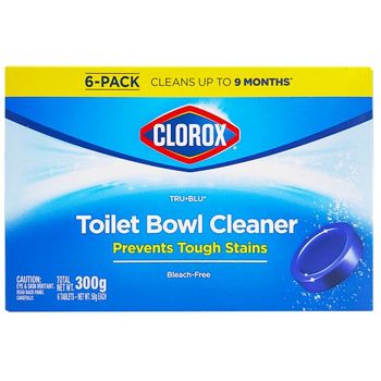 Clorox Toilet Bowl Cleaner Tablets Tru Blu 6 Tablets
