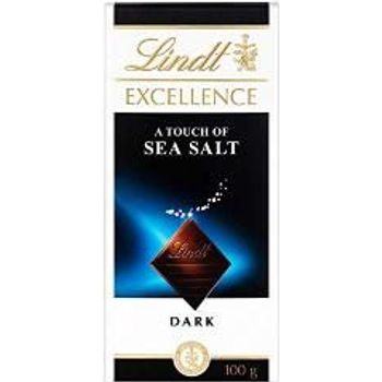 Lindt Excellence Dark With A Touch Of Sea Salt 100g