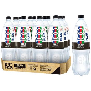100 Plus Isotonic Bottle Drink Zero 12 x 1.5L