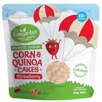 Kiwi Garden Strawberry Probiotic Corn and Quinoa Cakes 26g