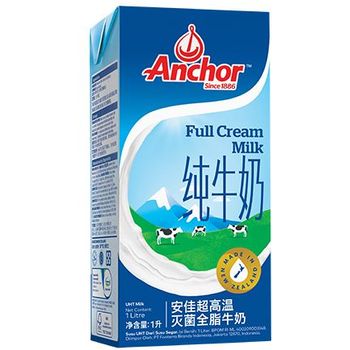 Anchor Full Cream Milk Tetra 1L