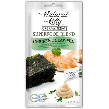 Natural Kitty Chicken with Seaweed 4pcs x 12g 48g