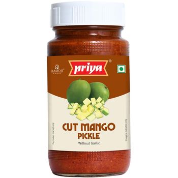 Priya Mango Cut Without Garlic Pickle 300g