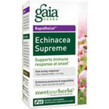 Gaia Herbs Echinacea Supreme Liquid Phyto Capsules 60 Vegetarian Capsules