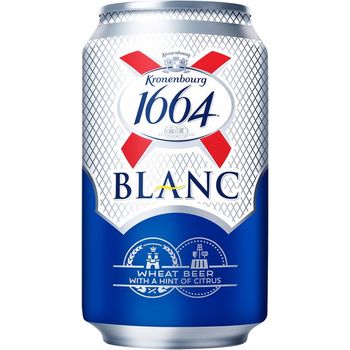 Kronenbourg 1664 Blanc beer can 330ml