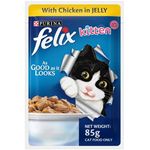 Purina Cat Felix Kitten Chicken in Jelly 85g