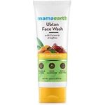 Mamaearth Ubtan Natural Face Wash For Dry Skin With Turmeric Saffron For Tan Removal And Skin Brightning 100ml Sls Paraben Free
