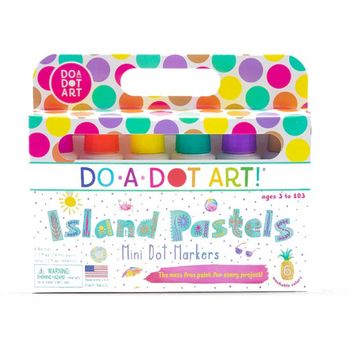 Do-A-Dot Art 6 Pack Island Pastels Mini Dot Markers