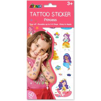 Avenir Tattoo Sticker Princess
