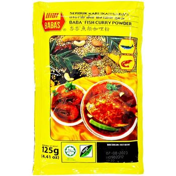 Baba's Fish Curry Powder Spices 125g