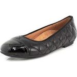Vionic Women's Spark Desiree Ballet Flat Ladies Flats with Concealed Orthotic Arch Support Black 8 W US