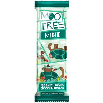 Moo Free Vegan Mini Mint Chocolate Bar 20g