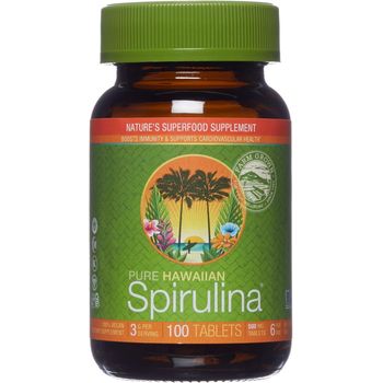 Spirulina Pure Hawaiian 500mg 100 Tablets