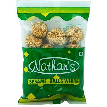 Nathans Sesame Balls White 100g