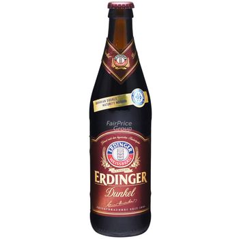 Erdinger Weissbrau Bottle Beer Dunkel Dark 500ml