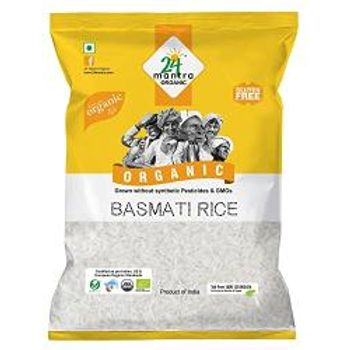24 Mantra Organic Basmati Rice Premium Polished 1kg