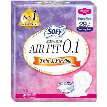 Sofy Body Fit Night Extra Slim 0.1 29cm 16pcs