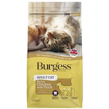 Burgess Cat Adult Chicken & Duck 1.5kg