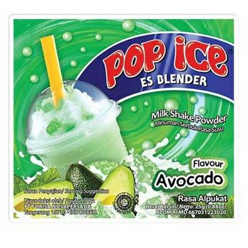 Pop Ice Milk Shake Powder Avocado Flavor 25g