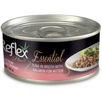 Reflex Plus Essential Kitten Can Food with Tuna And Salmon 70g
