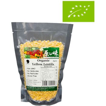 Lohas Organic Yellow Lentils Split 250g