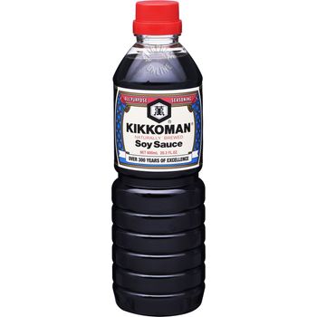 Kikkoman Naturally Brewed Soy Sauce 600ml