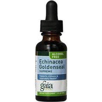 Gaia Herbs Echinacea Goldenseal Supreme Alcohol 1-Ounce Bottle