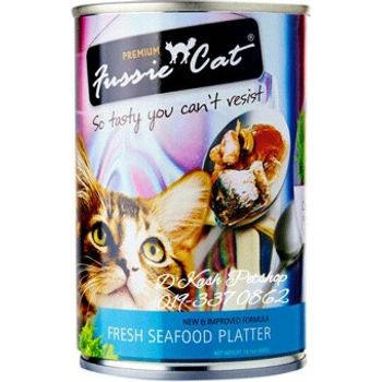 Fussie Cat Canned Food Seafood Platter 400g