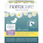 Natracare Natural Ultra Long Pads With Wings 2 X 10 Ct