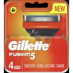 Gillette Fusion Razor Blades 4 Cartridges Refills