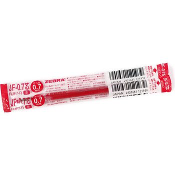 Zebra Gel Ink Pen Refill 0.7mm Red