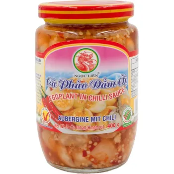 Ngoc Lien Pickled Eggplant In Chilli Sauce Ca Phao Dam Ot