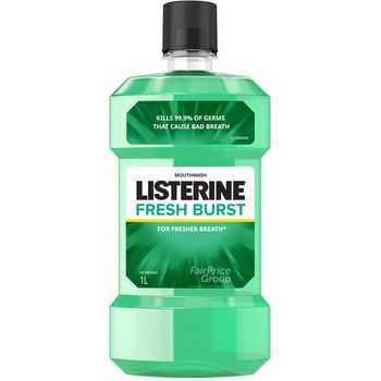 Listerine Mouthwash Fresh Burst 1L