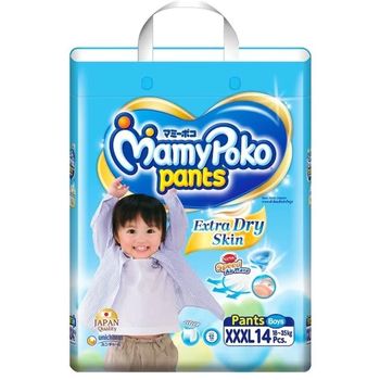 Mamy Poko Diaper Pants Boy Size XXXL 14pcs