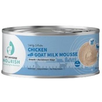 Pet Universe Nourish Cat Wet Food - Chicken with Goat Milk Mousse 70g